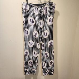 P. J salvaje Dogs Puppies Printed Pajama pant size M